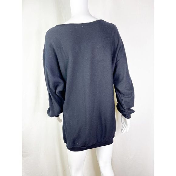 Vintage Plumo 1980's Glitter Sweater / Sweatshirt - Sz M - Picture 5 of 6